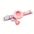 ipetbliss AirTag cat collar — Blush velvet